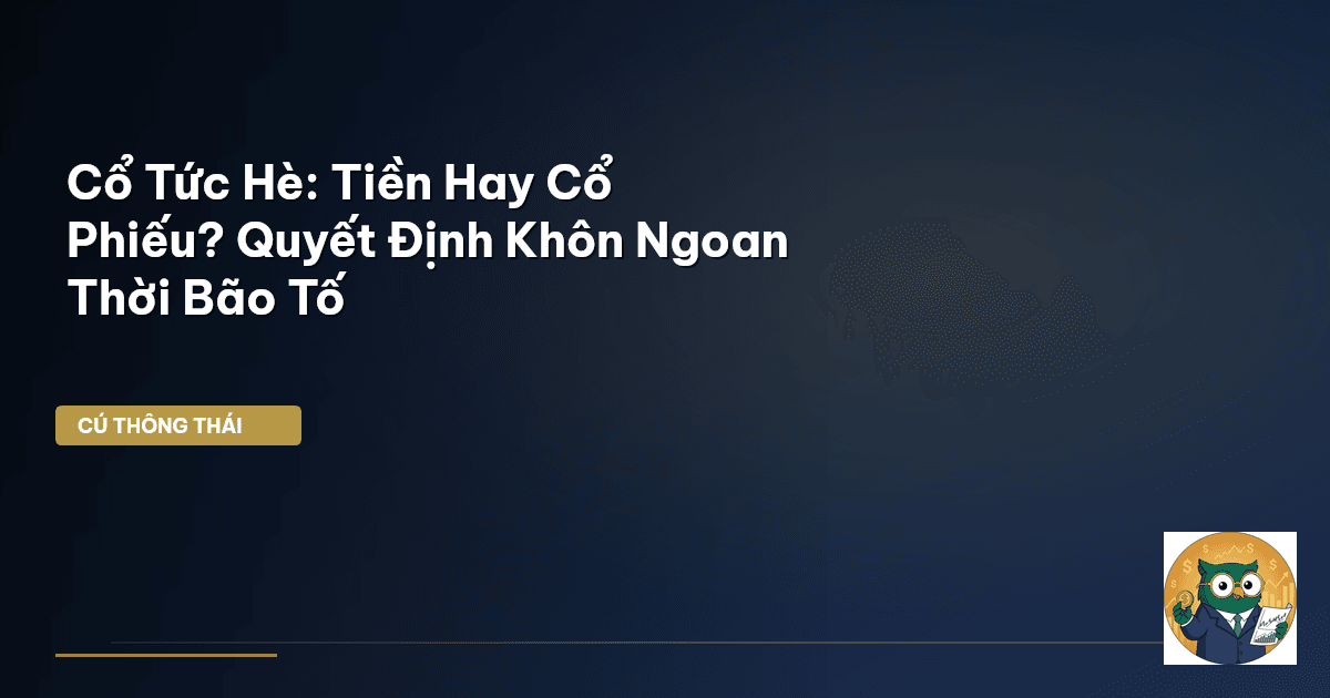 Cổ Tức Hè: Tiền Hay Cổ Phiếu? Quyết Định Khôn Ngoan Thời Bão Tố