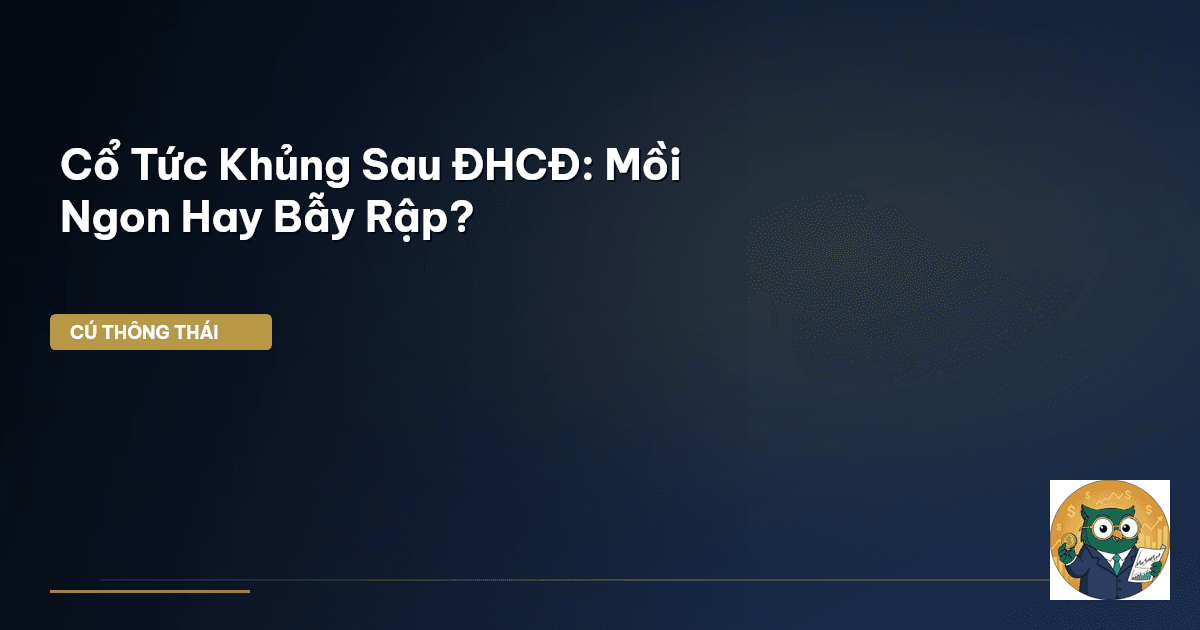 Cổ Tức Khủng Sau ĐHCĐ: Mồi Ngon Hay Bẫy Rập?