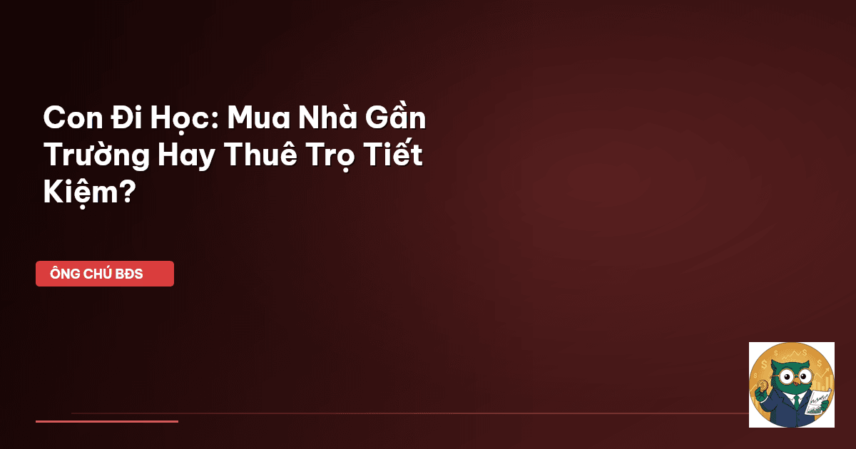 mua nhà cho con đi học