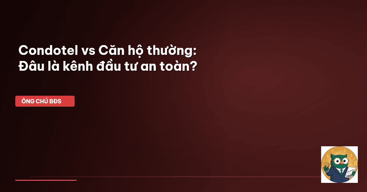 so sánh condotel và căn hộ