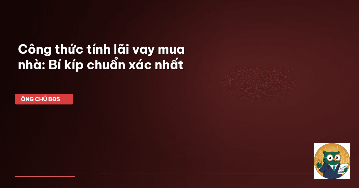 lãi vay mua nhà
