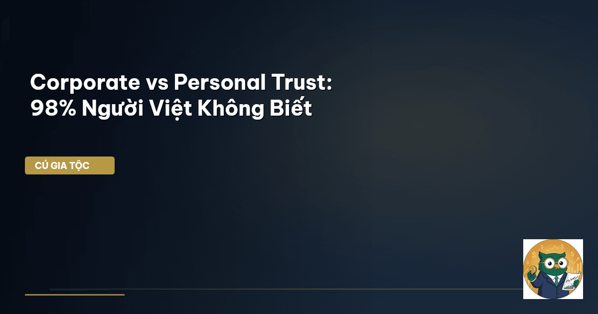 Corporate vs Personal Trust: 98% Người Việt Không Biết