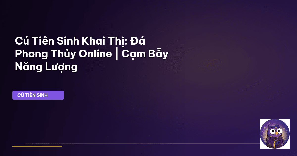 đá phong thủy online