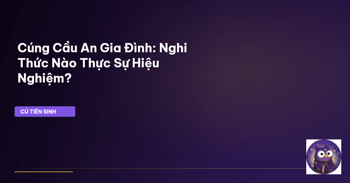 cúng cầu an