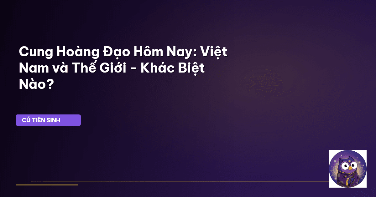 cung hoàng đạo hôm nay
