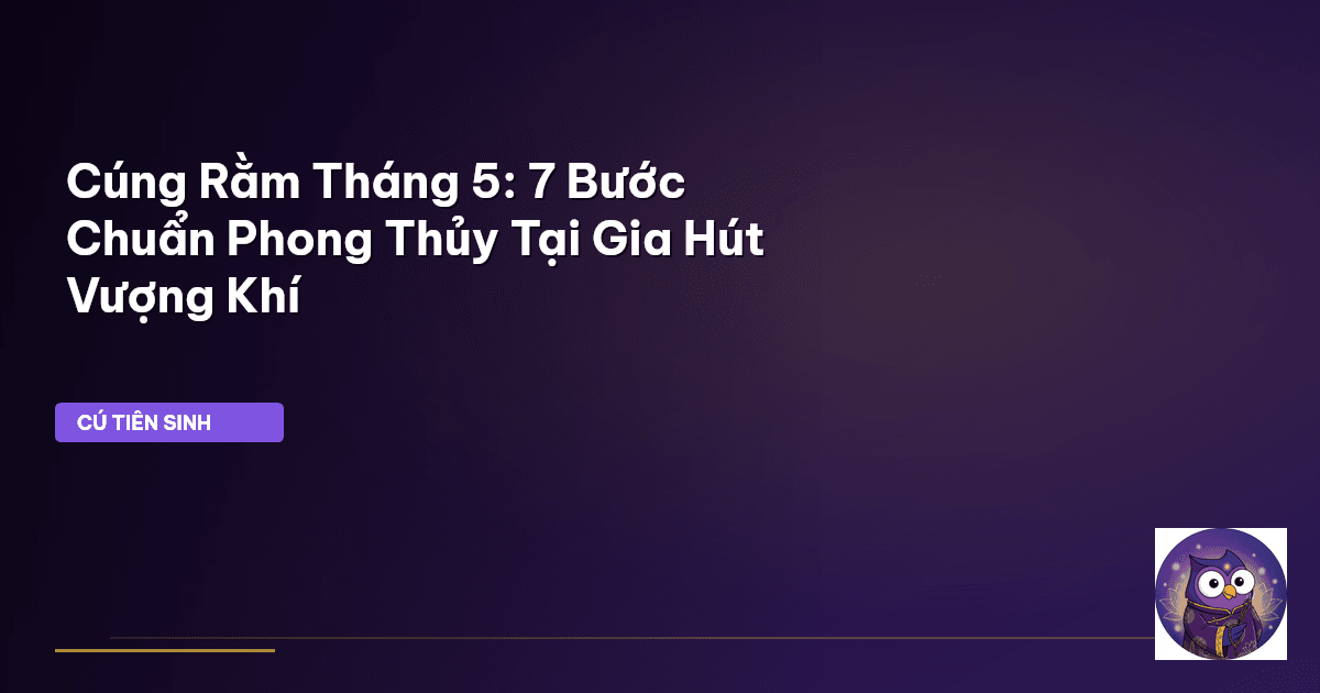 cúng rằm tháng 5