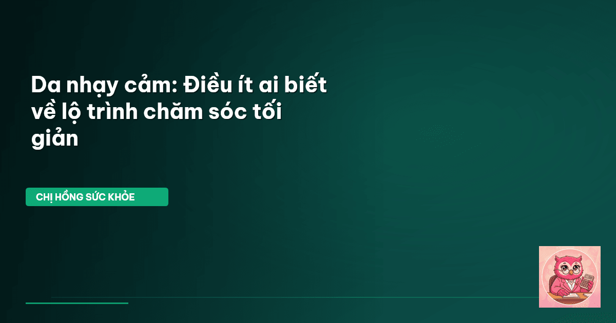da nhạy cảm