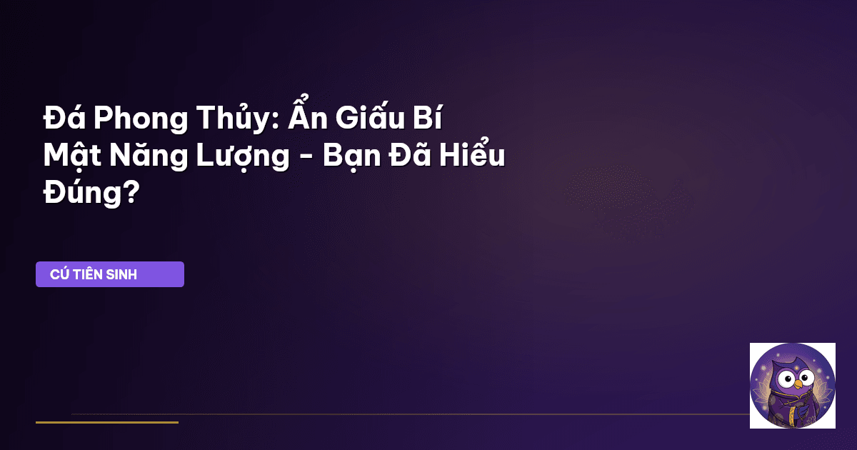 đá phong thủy