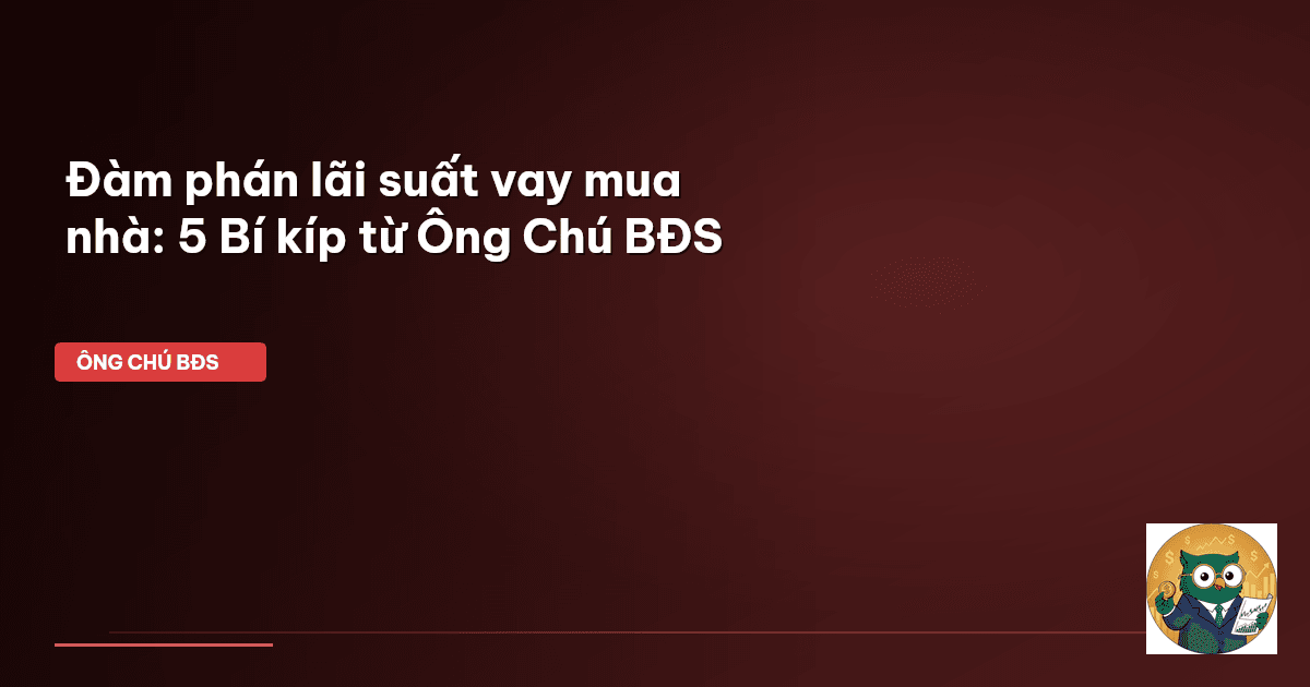 lãi suất vay mua nhà