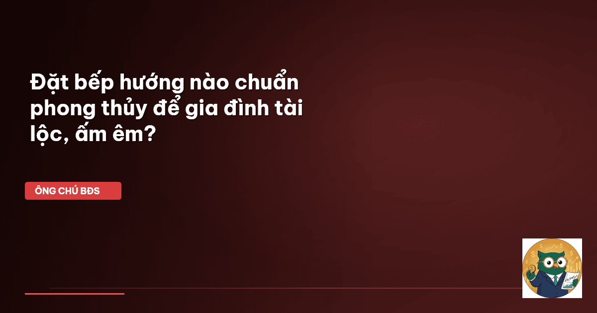 phong thủy bếp
