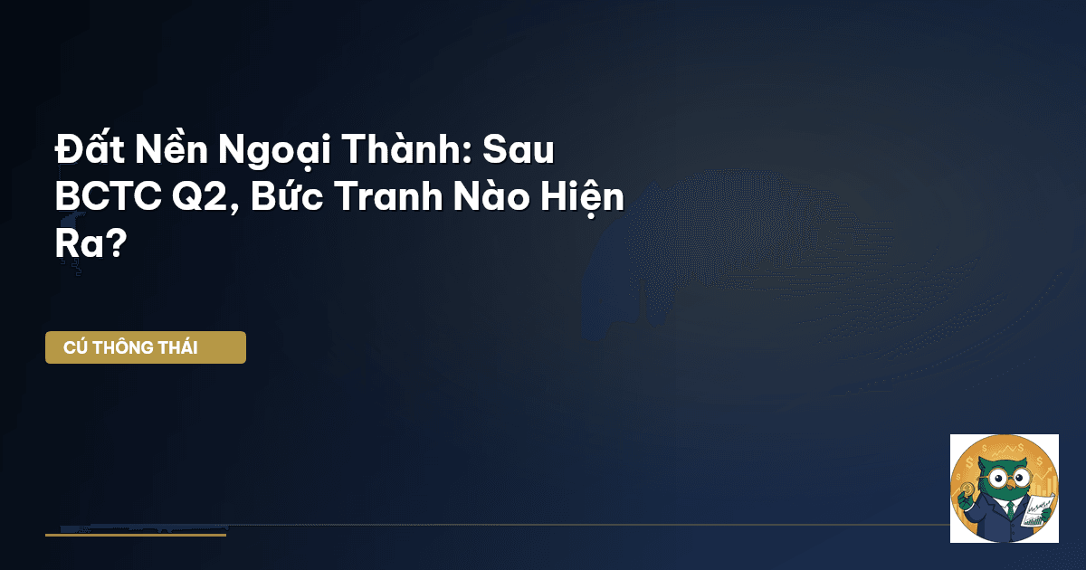 Đất Nền Ngoại Thành: Sau BCTC Q2, Bức Tranh Nào Hiện Ra?