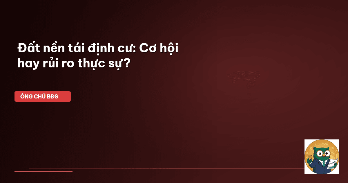 đất nền tái định cư