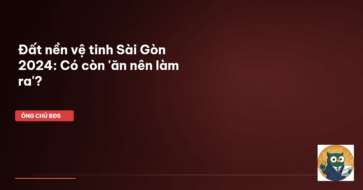 đất nền Sài Gòn