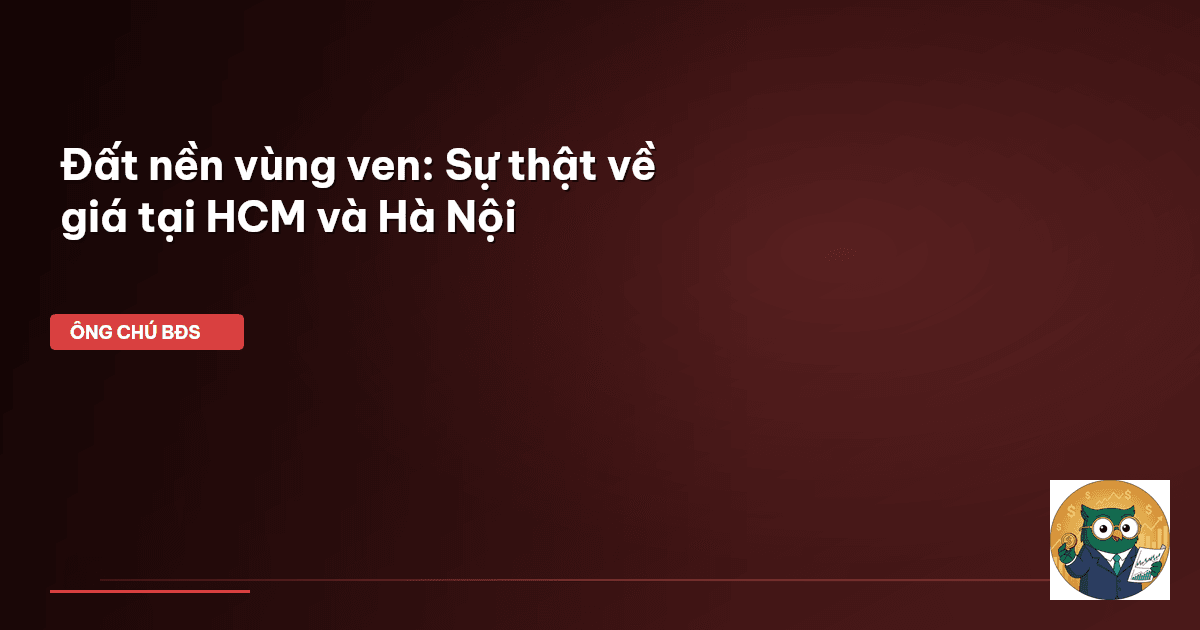 đất nền vùng ven