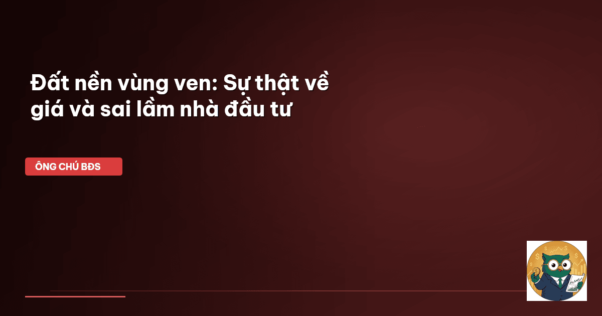 đất nền vùng ven