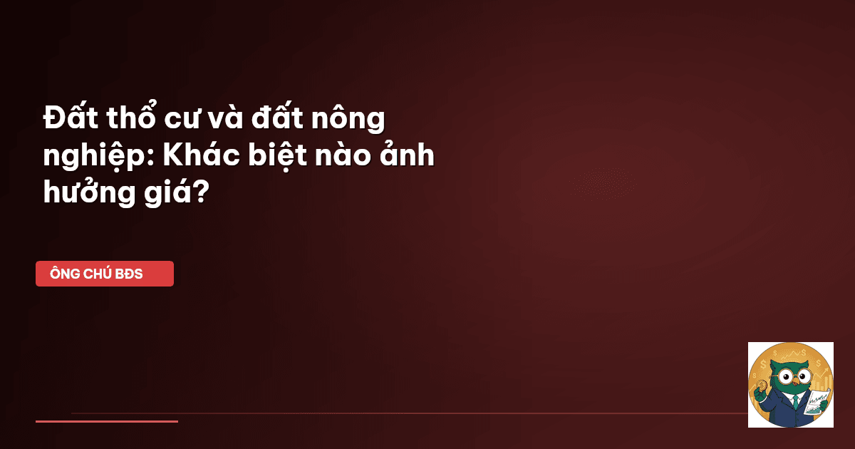 đất thổ cư