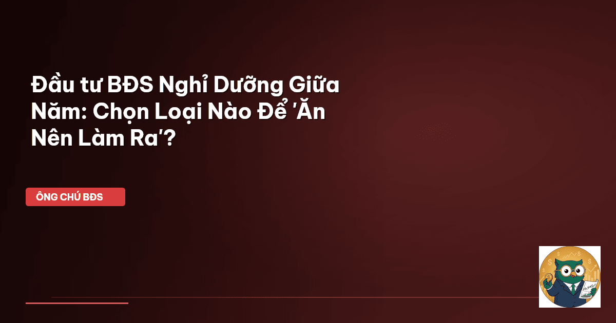 đầu tư BĐS nghỉ dưỡng