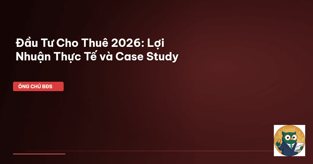 đầu tư cho thuê