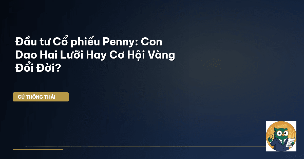 Đầu tư Cổ phiếu Penny: Con Dao Hai Lưỡi Hay Cơ Hội Vàng Đổi Đời?