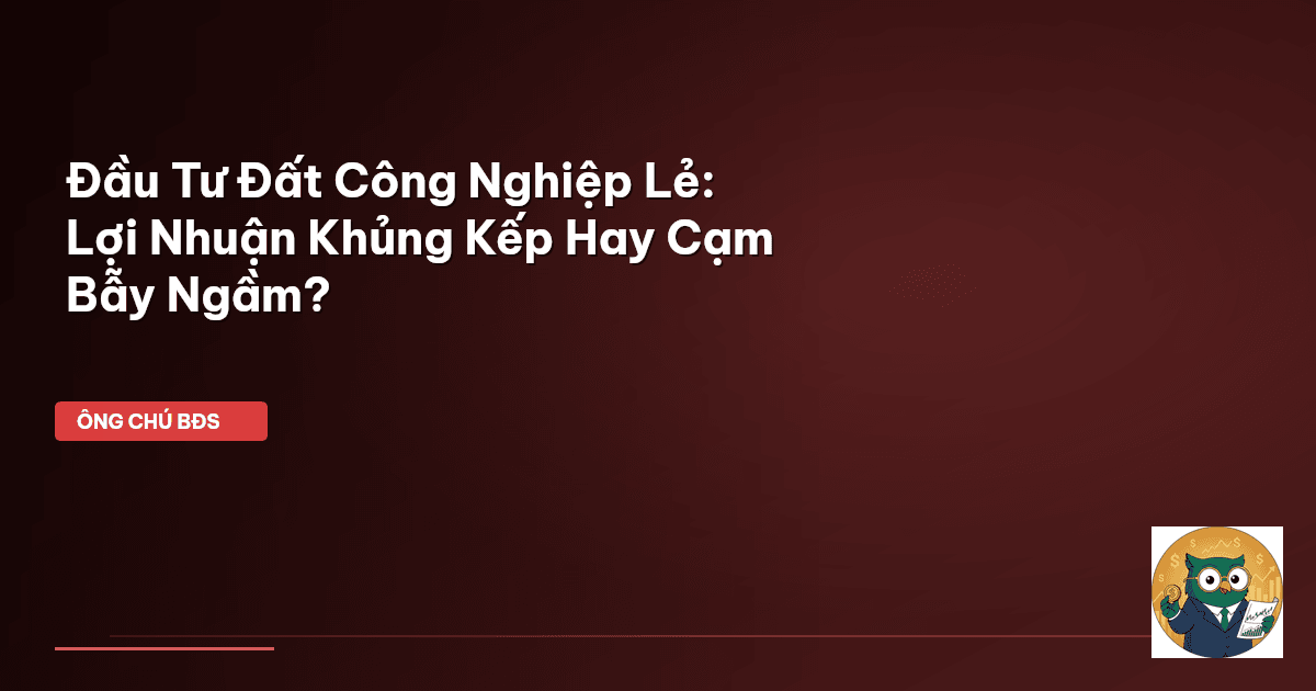 đầu tư đất công nghiệp lẻ