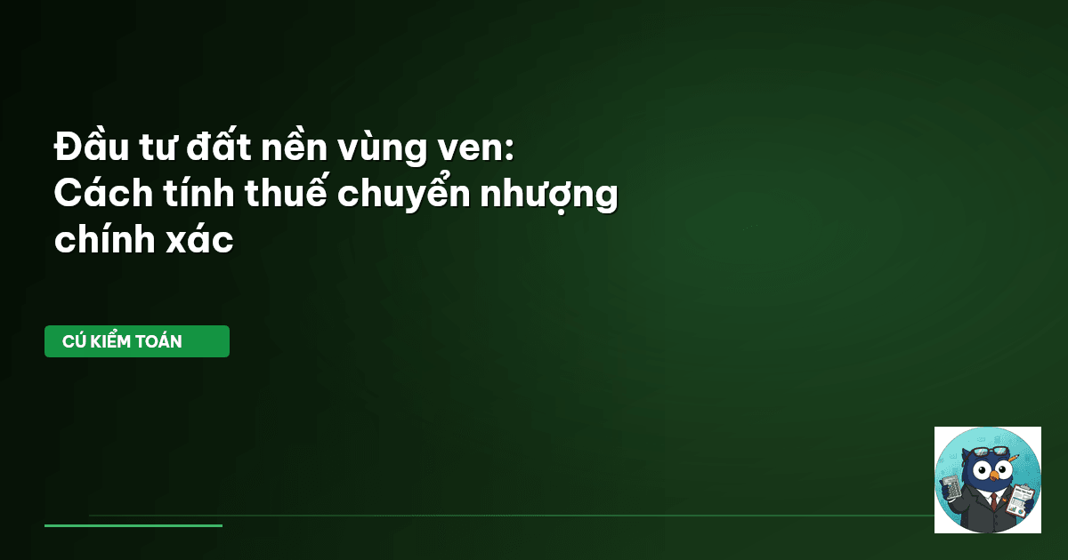 thuế chuyển nhượng bất động sản