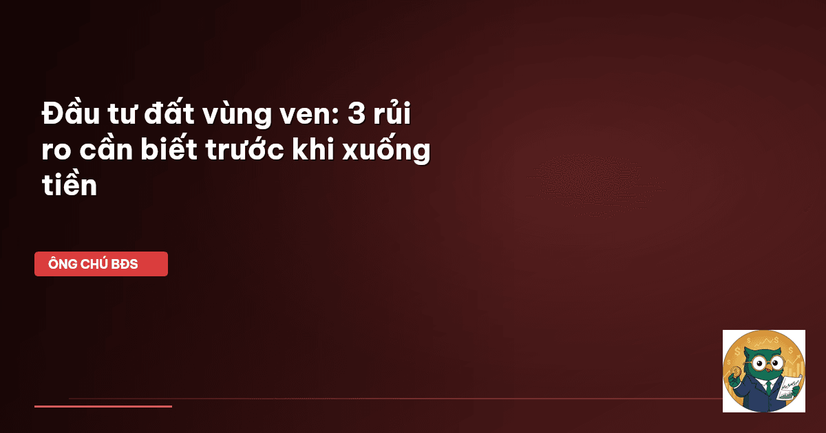 đầu tư đất vùng ven