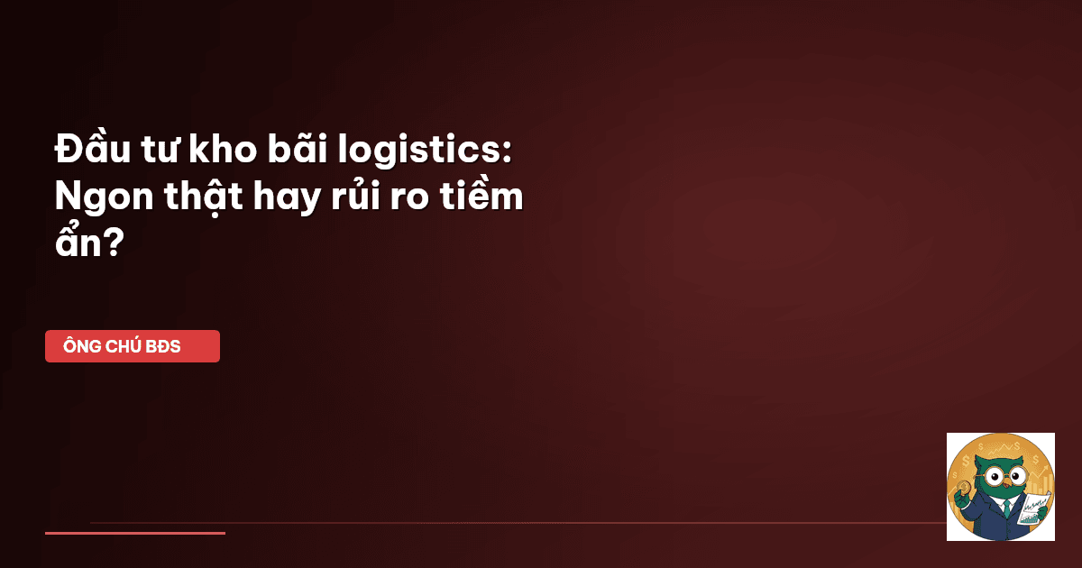 đầu tư kho bãi logistics