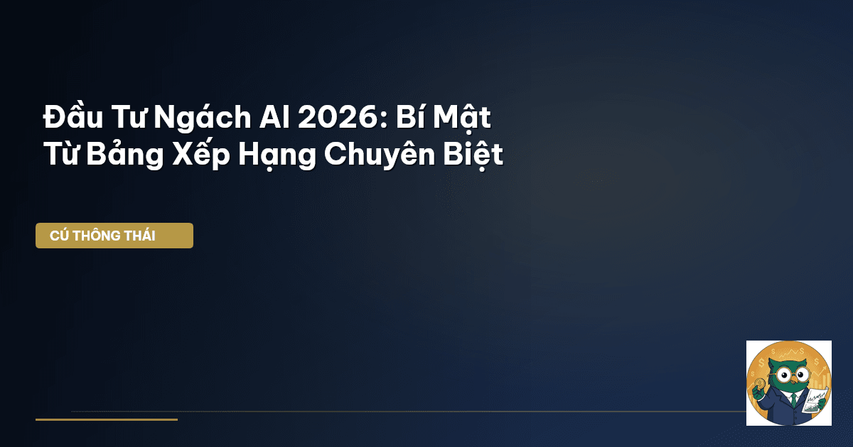 Đầu Tư Ngách AI 2026: Bí Mật Từ Bảng Xếp Hạng Chuyên Biệt
