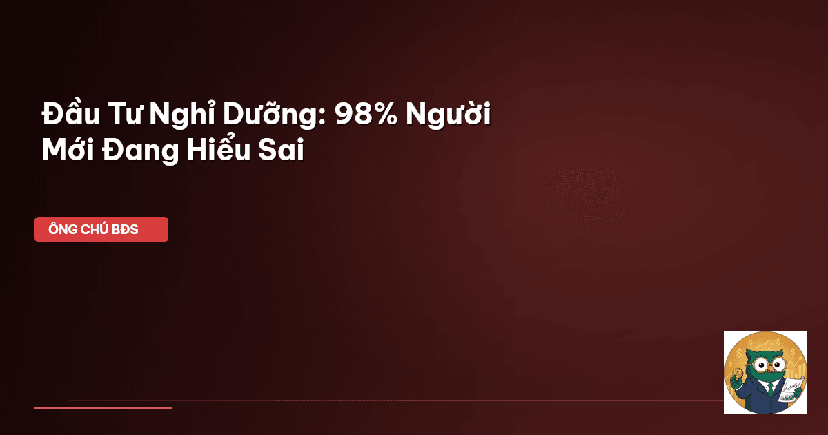 đầu tư nghỉ dưỡng