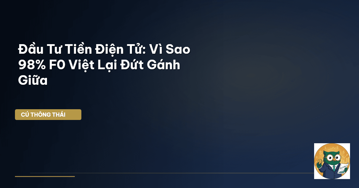 Đầu Tư Tiền Điện Tử: Vì Sao 98% F0 Việt Lại “Đứt Gánh Giữa