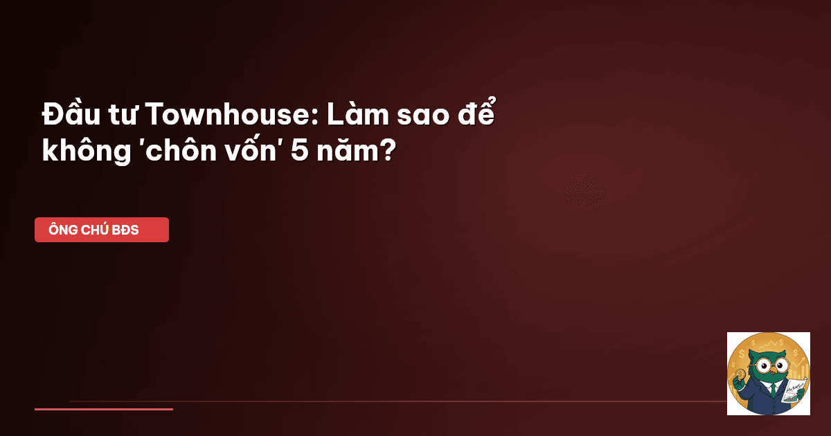 đầu tư townhouse