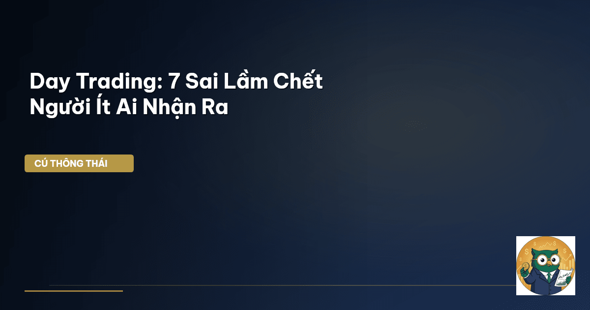 Day Trading: 7 Sai Lầm Chết Người Ít Ai Nhận Ra