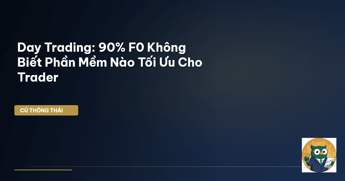 Day Trading: 90% F0 Không Biết Phần Mềm Nào Tối Ưu Cho Trader