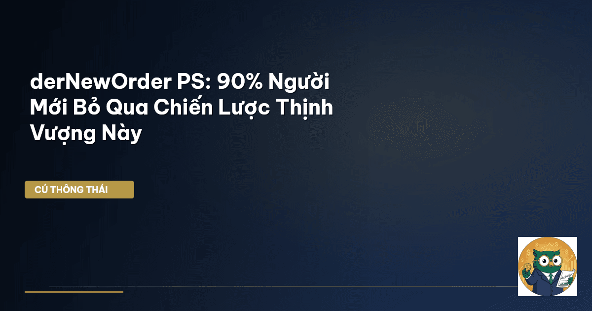 derNewOrder PS: 90% Người Mới Bỏ Qua Chiến Lược Thịnh Vượng Này
