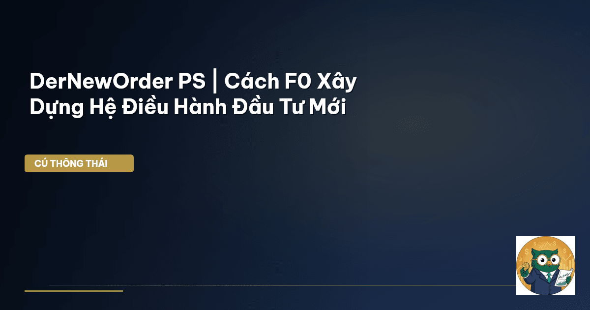 DerNewOrder PS | Cách F0 Xây Dựng ‘Hệ Điều Hành’ Đầu Tư Mới