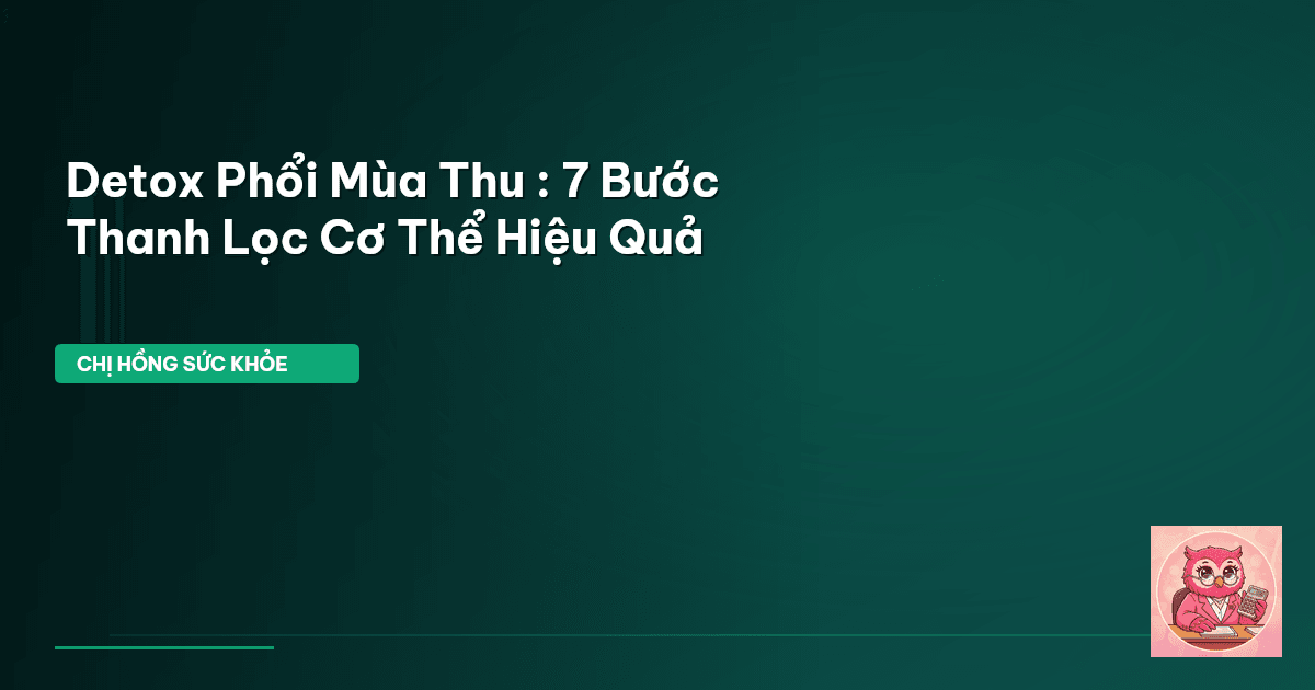 detox phổi