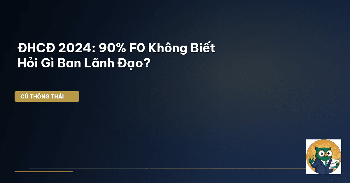 ĐHCĐ 2024: 90% F0 Không Biết Hỏi Gì Ban Lãnh Đạo?