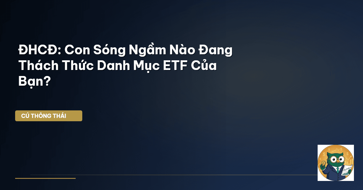 ĐHCĐ: Con Sóng Ngầm Nào Đang Thách Thức Danh Mục ETF Của Bạn?