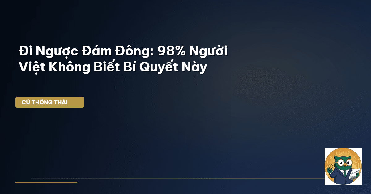 Đi Ngược Đám Đông: 98% Người Việt Không Biết Bí Quyết Này