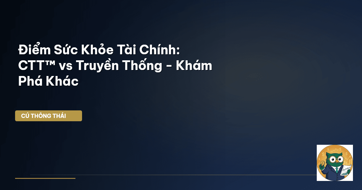 Điểm Sức Khỏe Tài Chính: CTT™ vs Truyền Thống - Khám Phá Khác