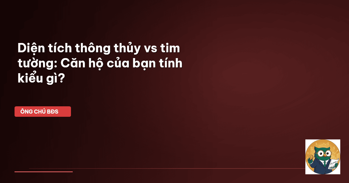 diện tích thông thủy