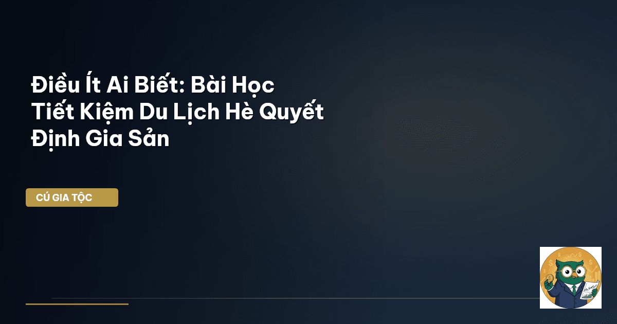 dạy con tiết kiệm