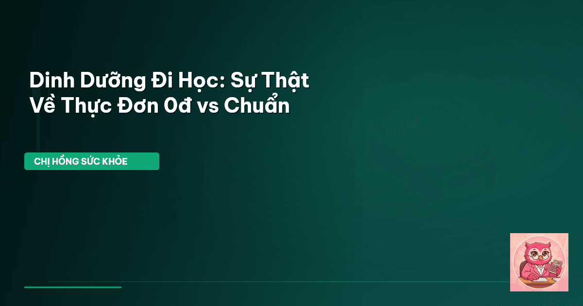 dinh dưỡng đi học