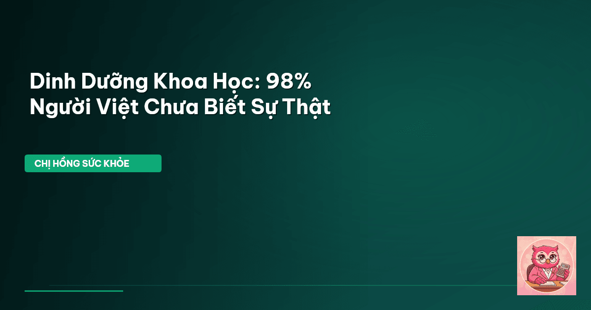 dinh dưỡng khoa học