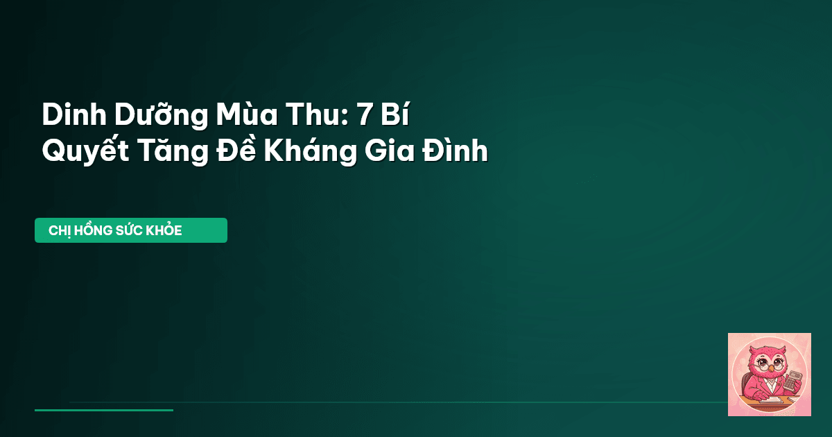 dinh dưỡng mùa thu