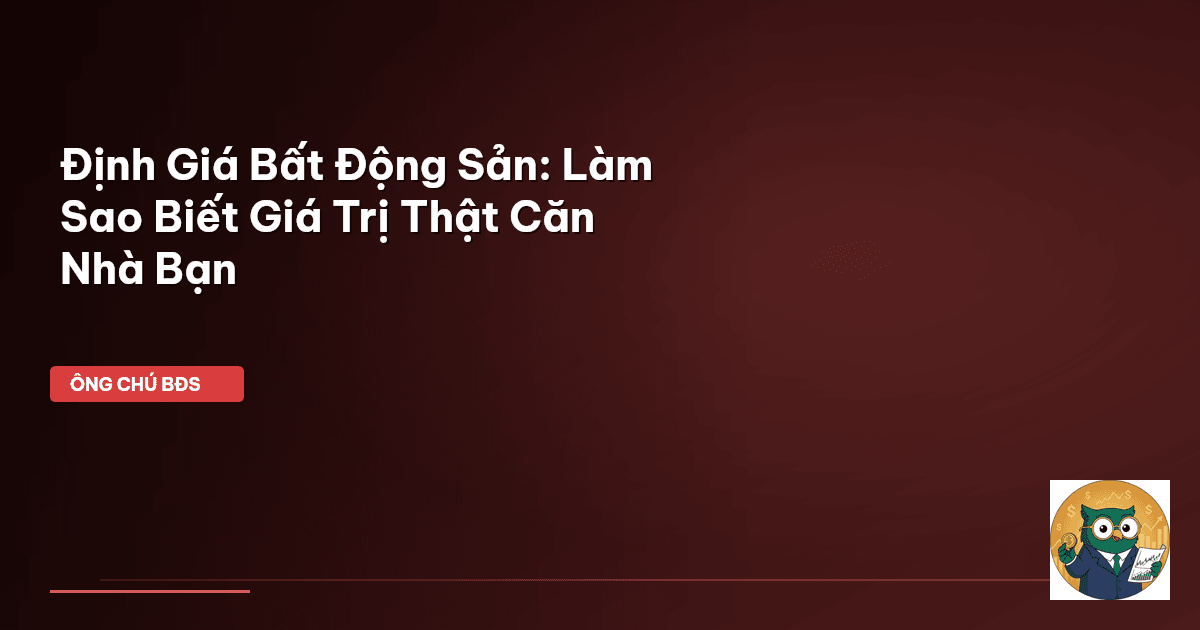 định giá bất động sản