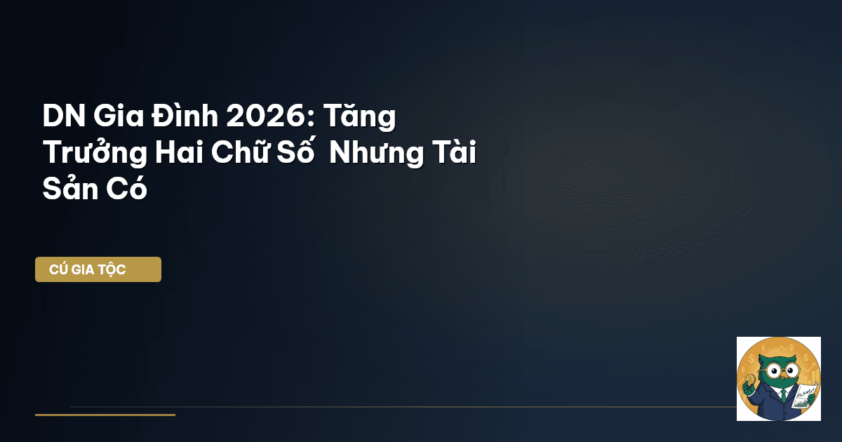 DN Gia Đình 2026: Tăng Trưởng Hai Chữ Số – Nhưng Tài Sản Có