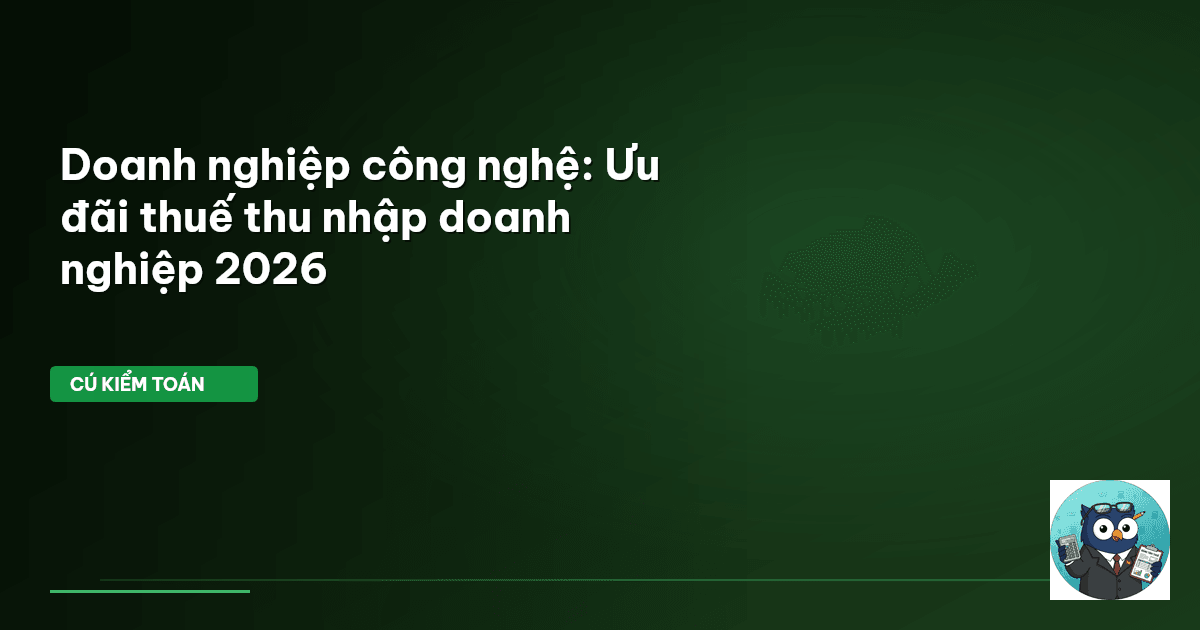 thuế doanh nghiệp công nghệ
