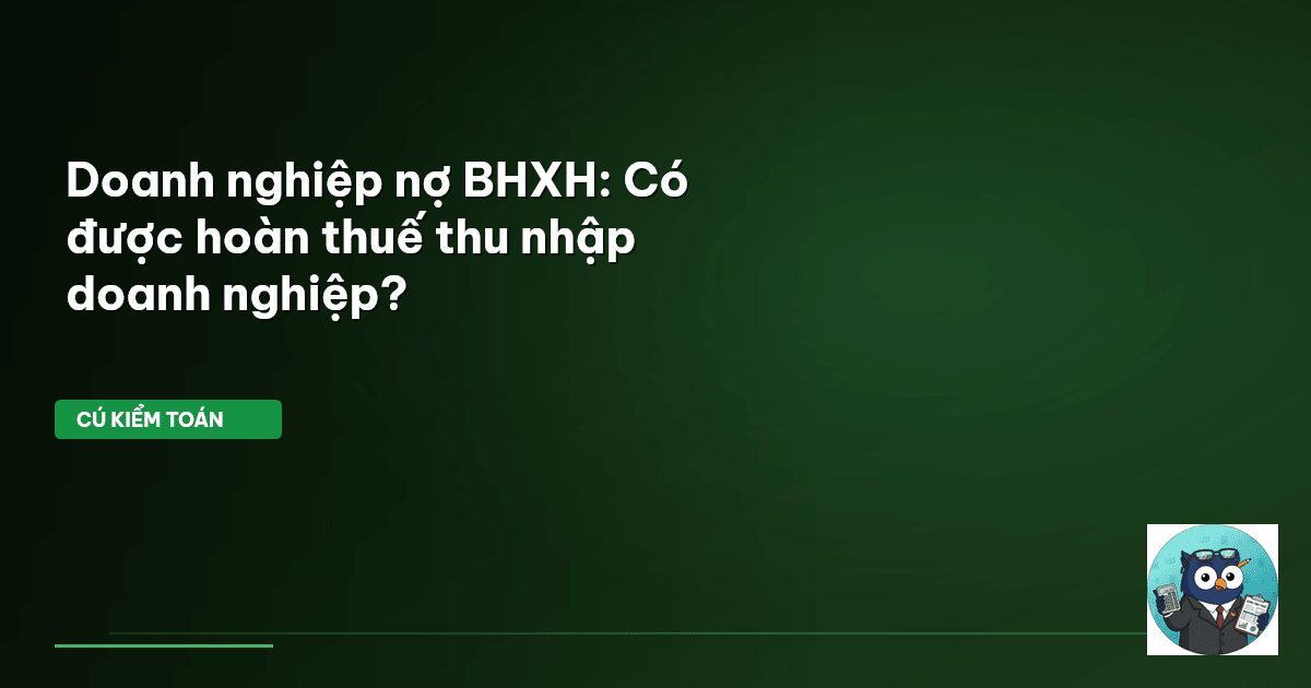 hoàn thuế TNDN