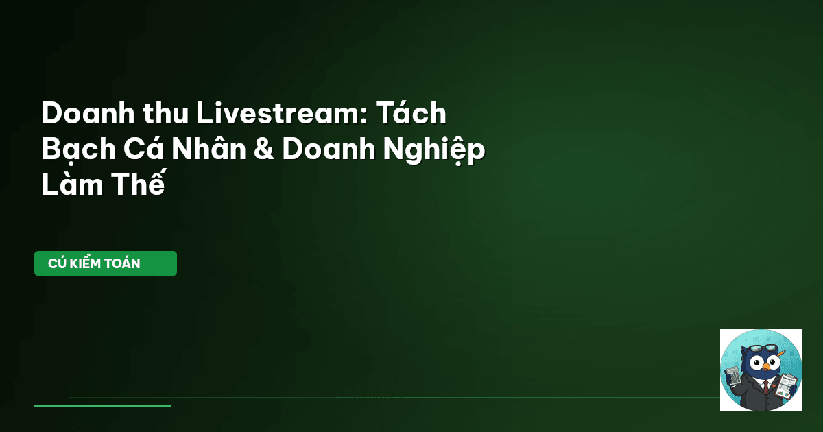 doanh thu livestream